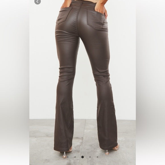 Chocolate coated denim flares 💝 - Picture 3 of 4